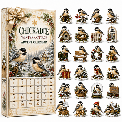 🔥Last 30 pcs✨⏰Last day 50% off🔥✨24-Day Advent Calendar - Chickadee