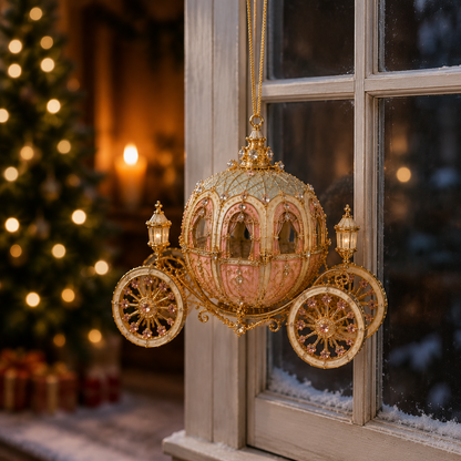 ✨Carriage-shaped Christmas tree ornament