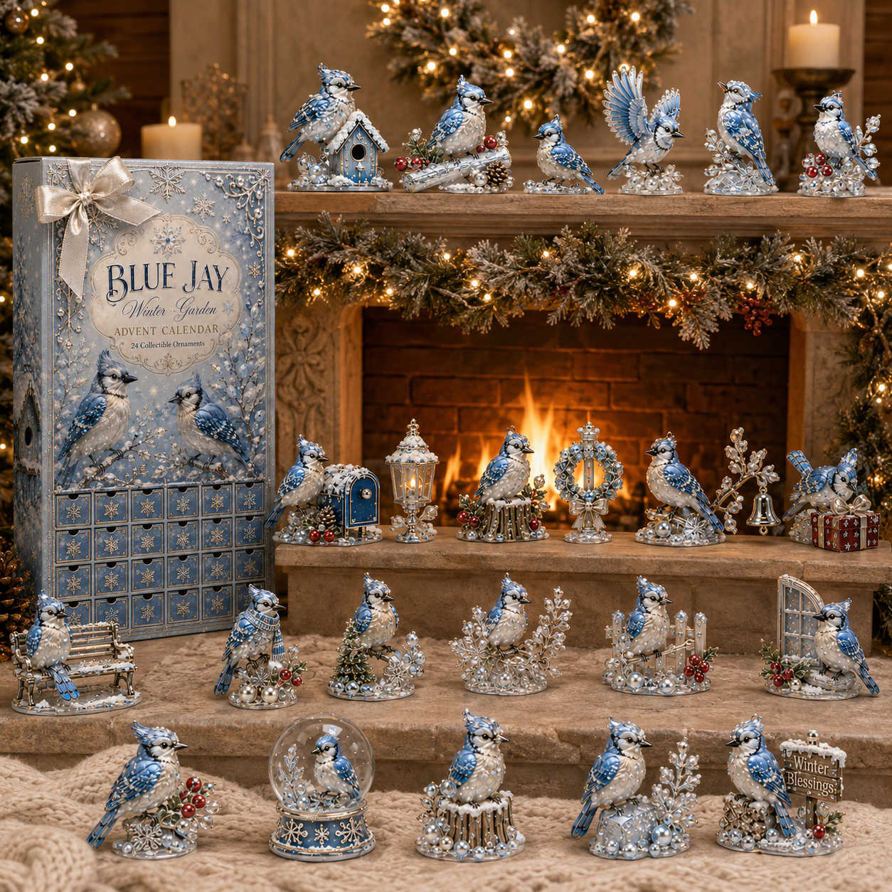 🔥Last 30 pcs✨⏰Last day 50% off🔥✨24-Day Advent Calendar - Blue Jay