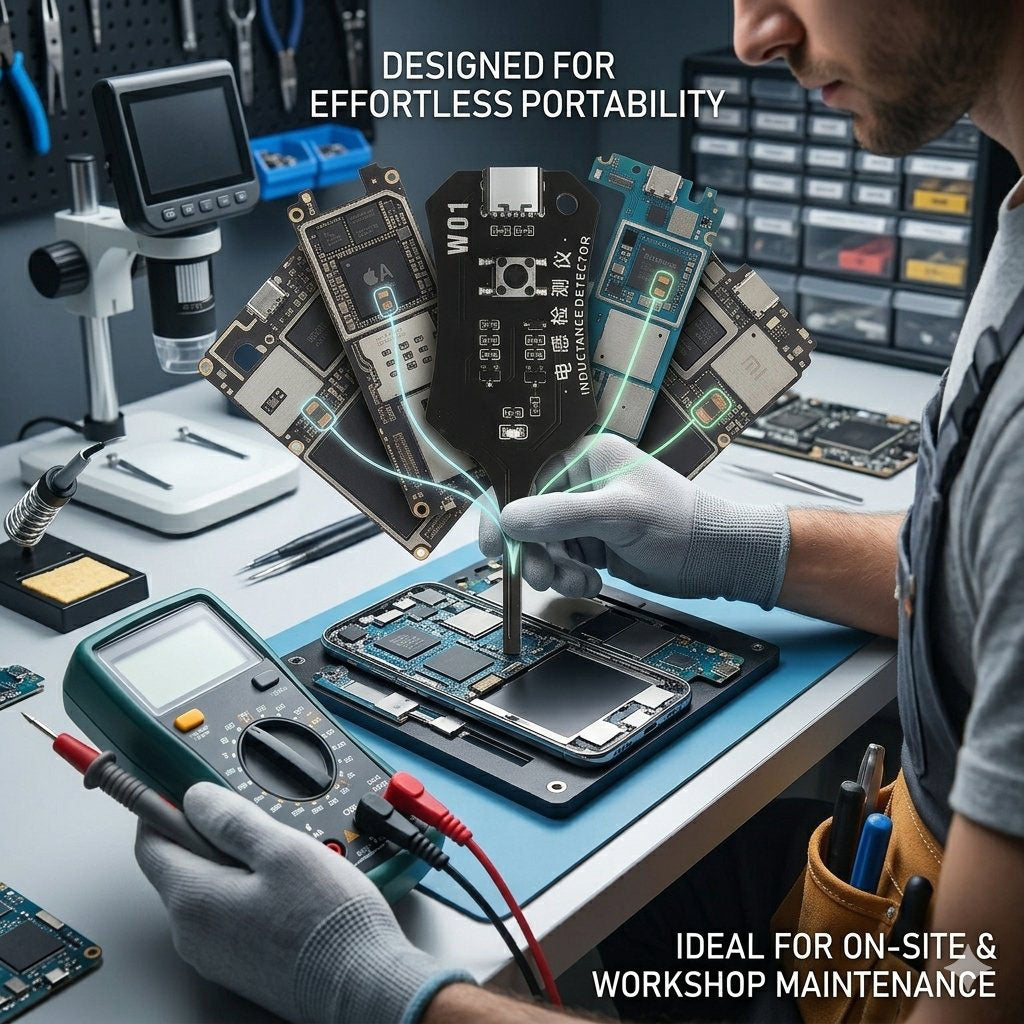 Type-C Inductance Tester Motherboard Coil Tester, Electronic Circuit Board Inductor Detector - image 8