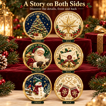 2026 Christmas Memories Coin Collection – 6 Festive Designs, Double-Sided Details & Timeless Holiday Charm