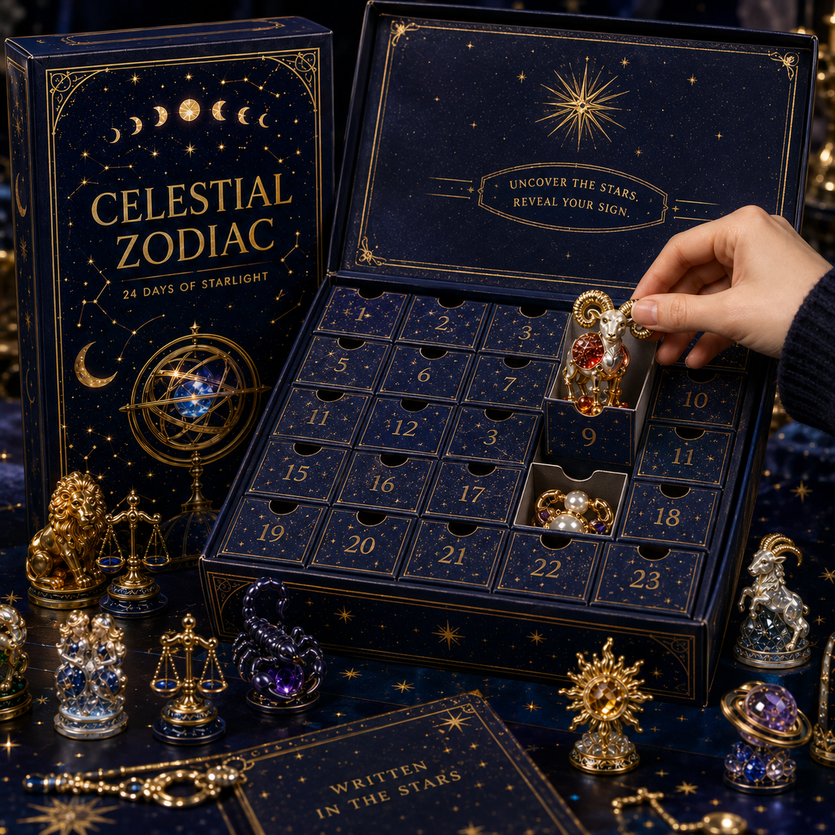 Celestial Zodiac 24-Day Christmas Advent Calendar