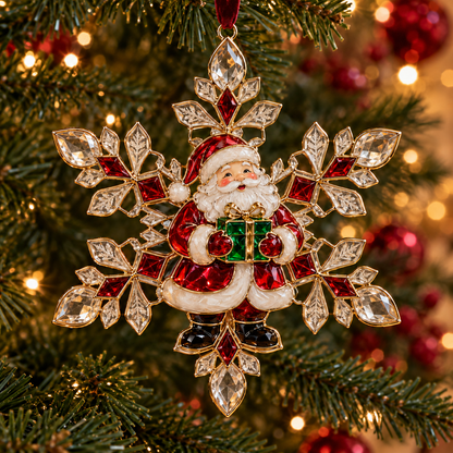 Christmas Magic Snowflake Ornaments – 6 Festive Designs for Holiday Decorating & Gifting