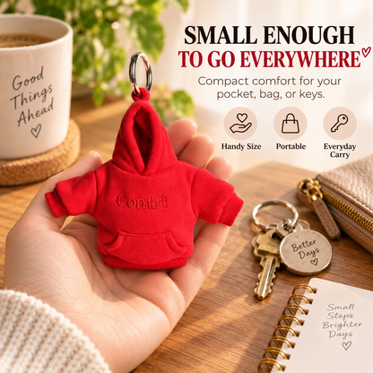 🔑 Stress-Relief Hoodie Charm – Portable Clip-On Keychain, Stylish & Multi-Use Gift Idea - image 7