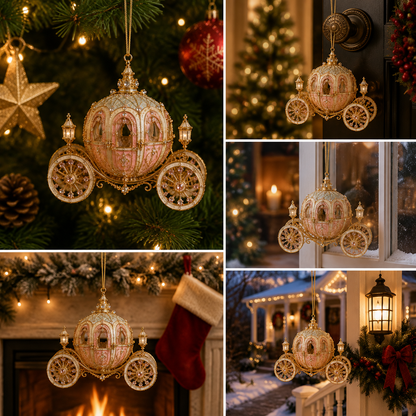 ✨Carriage-shaped Christmas tree ornament
