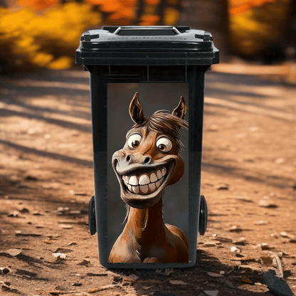 🐴 Creative Trash Can Sticker with Colourful Cartoon - image 12