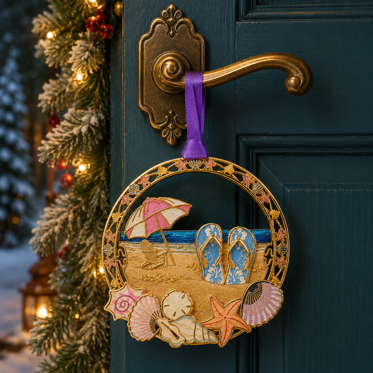 🔥LAST DAY 50% OFF✨Beach vacation style Christmas tree ornament