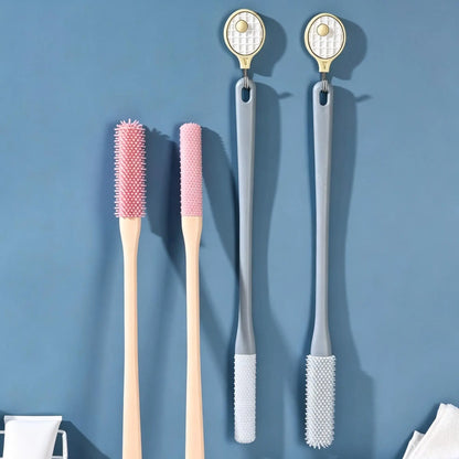 Long-Handle Silicone Soft Pedicure Tool, Shower Foot Cleaning Brush for Toe Gap Skin Cleansing🦶🚿 - image 9