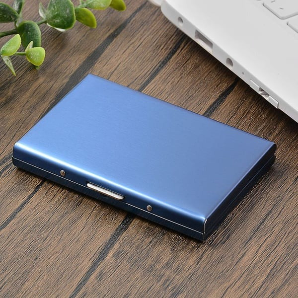 Men's Minimalist RFID Blocking Metal Card Holder Wallet💳 - image 12
