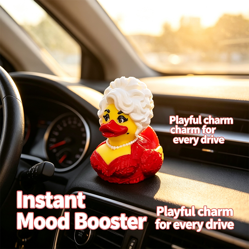 Dolly Duck - 3D Printed Collectible, Cute Desk & Car Decor🦆 - image 1