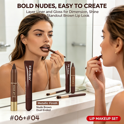 Matte Lip Liner & Moisturizing Lip Oil Cosmetic Set 💄 - image 9