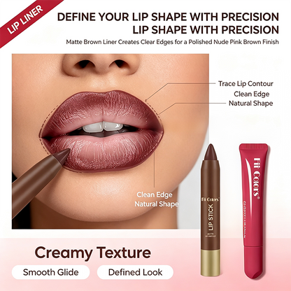 Matte Lip Liner & Moisturizing Lip Oil Cosmetic Set 💄 - image 11