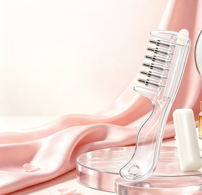 💧Refillable Scalp Oil Applicator Comb with 6 Metal Massage Tips – Even Root Serum Distribution & Scalp Stimulation for Hair Care - image 9