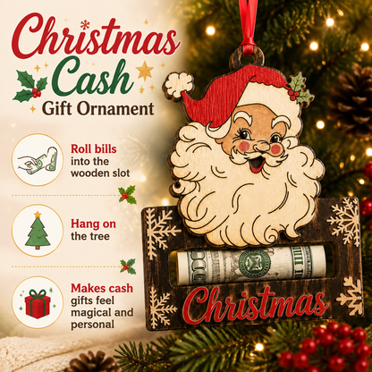 🔥Last 80 pcs✨⏰Last day 50% off🔥 Christmas Cash Gift Ornament