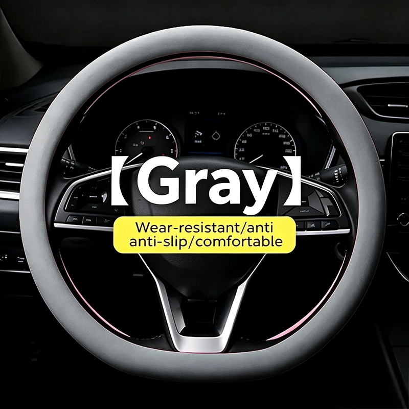 Universal Silicone Steering Wheel Cover, Non‑Slip Soft Grip All Season Car Steering Wheel Protector 🚗 - image 14