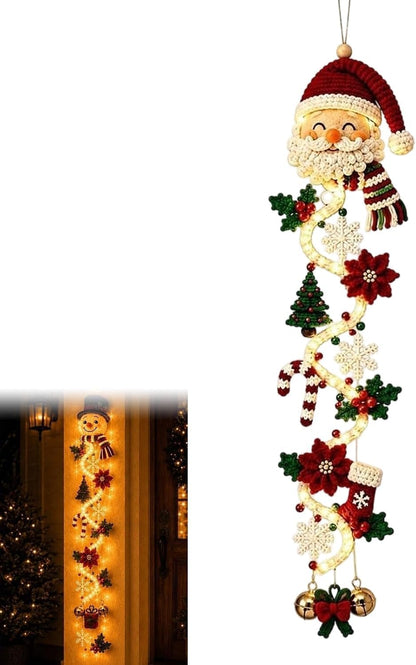 Glowing Christmas Door Hanger, Lighted Vertical Holiday Decor 🎄 - image 10