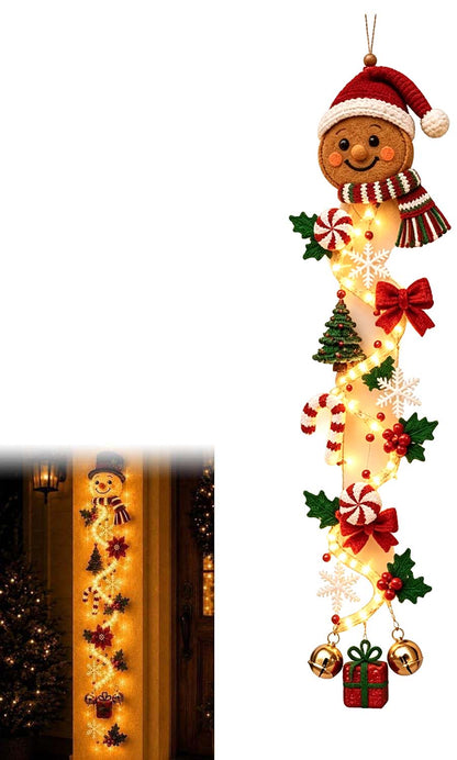 Glowing Christmas Door Hanger, Lighted Vertical Holiday Decor 🎄 - image 8
