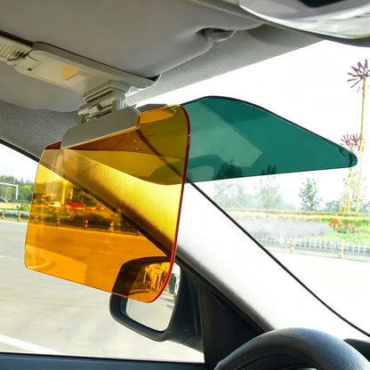 Adjustable Car Anti-Glare Sun Visor, Dual Color Day Night Driving Shield 🚗