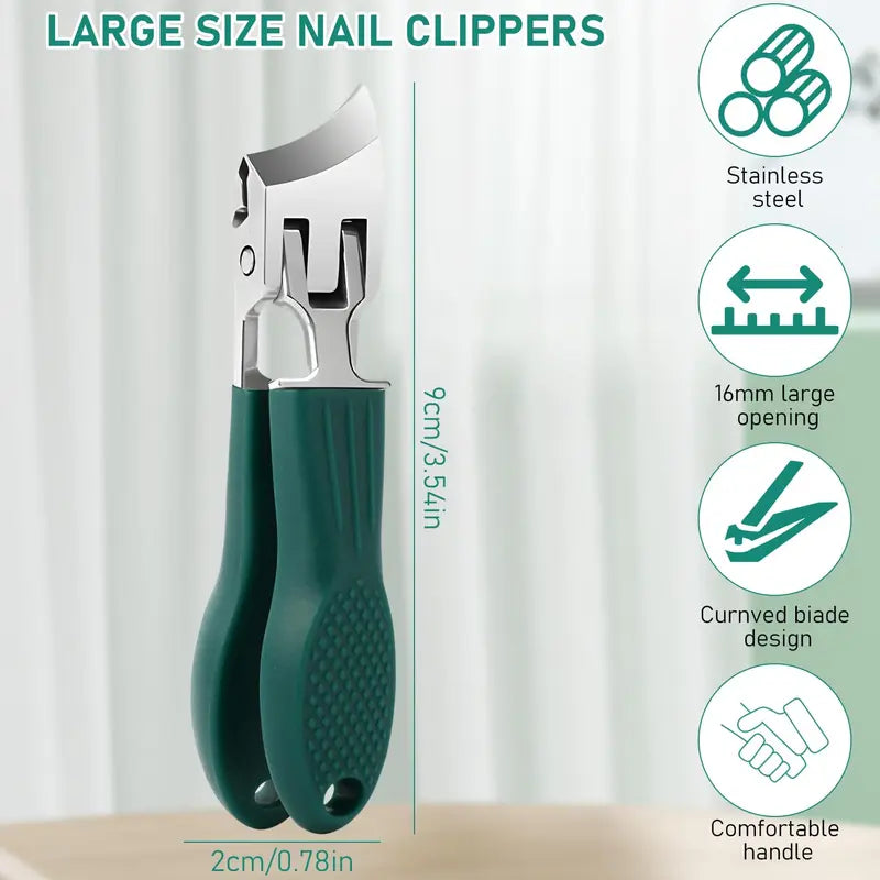 Eagle Beak Beveled Nail Clippers | Premium 3-Piece Grooming Kit ✂️🛡️ - image 6