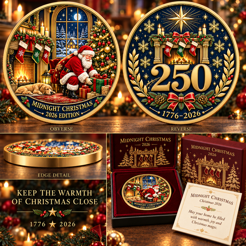 2026 Christmas Stories Commemorative Coin Collection – 7 Festive Designs Celebrating the 250th Anniversary