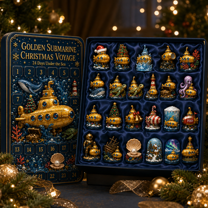 2026 Golden Submarine Christmas Advent Calendar