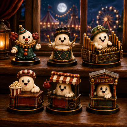 🎃 24-Day Halloween Advent Calendar – 24 Nights of Spooky Carnival Surprises, Collectible Figures & Magical Fun