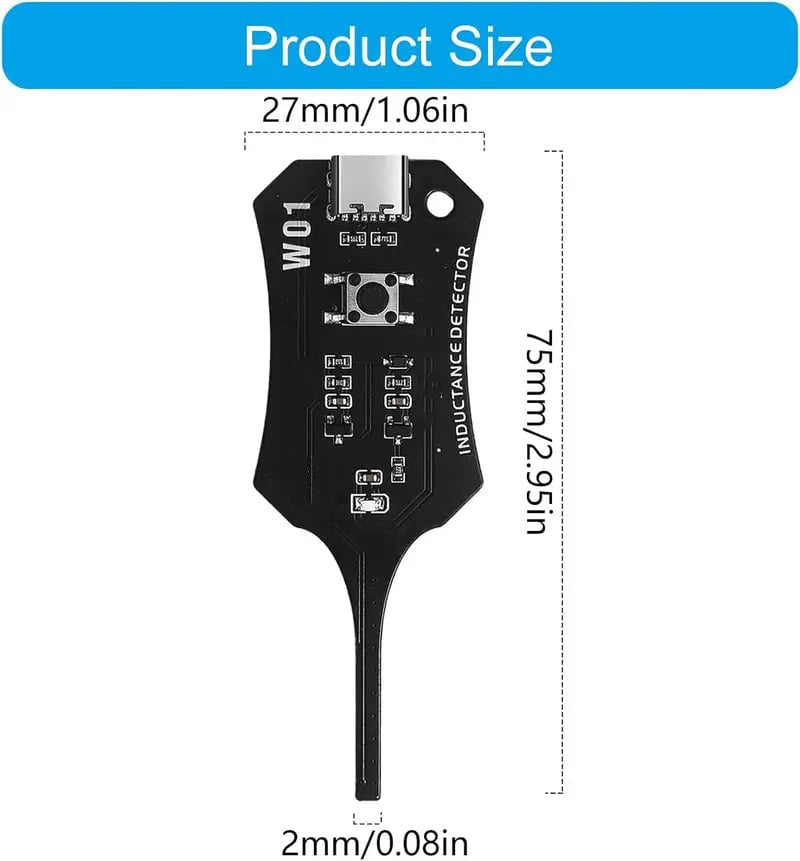 Type-C Inductance Tester Motherboard Coil Tester, Electronic Circuit Board Inductor Detector - image 10