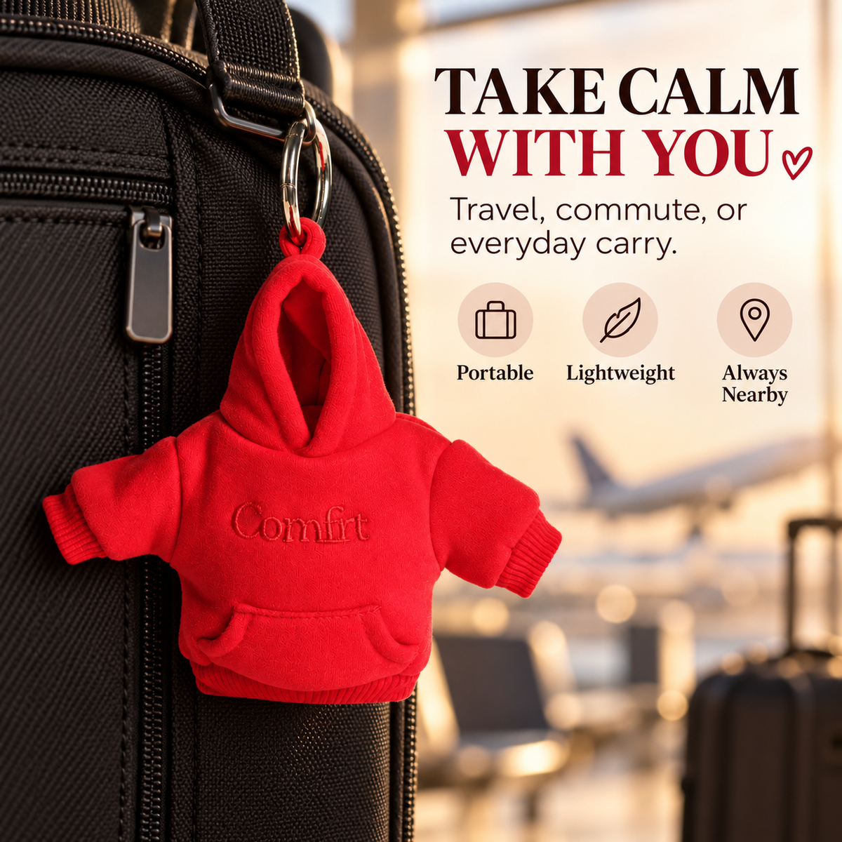 🔑 Stress-Relief Hoodie Charm – Portable Clip-On Keychain, Stylish & Multi-Use Gift Idea - image 3