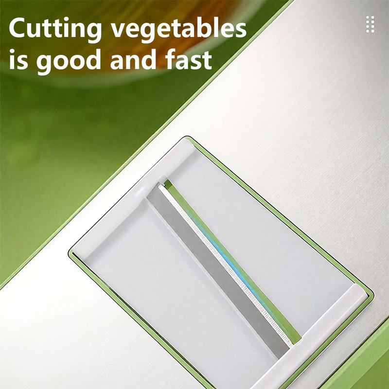 The Perfect Kitchen Gift: 5-in-1 Vegetable Cutter & Cheese Grater with Safety Features - Stainless Steel✨ - image 9