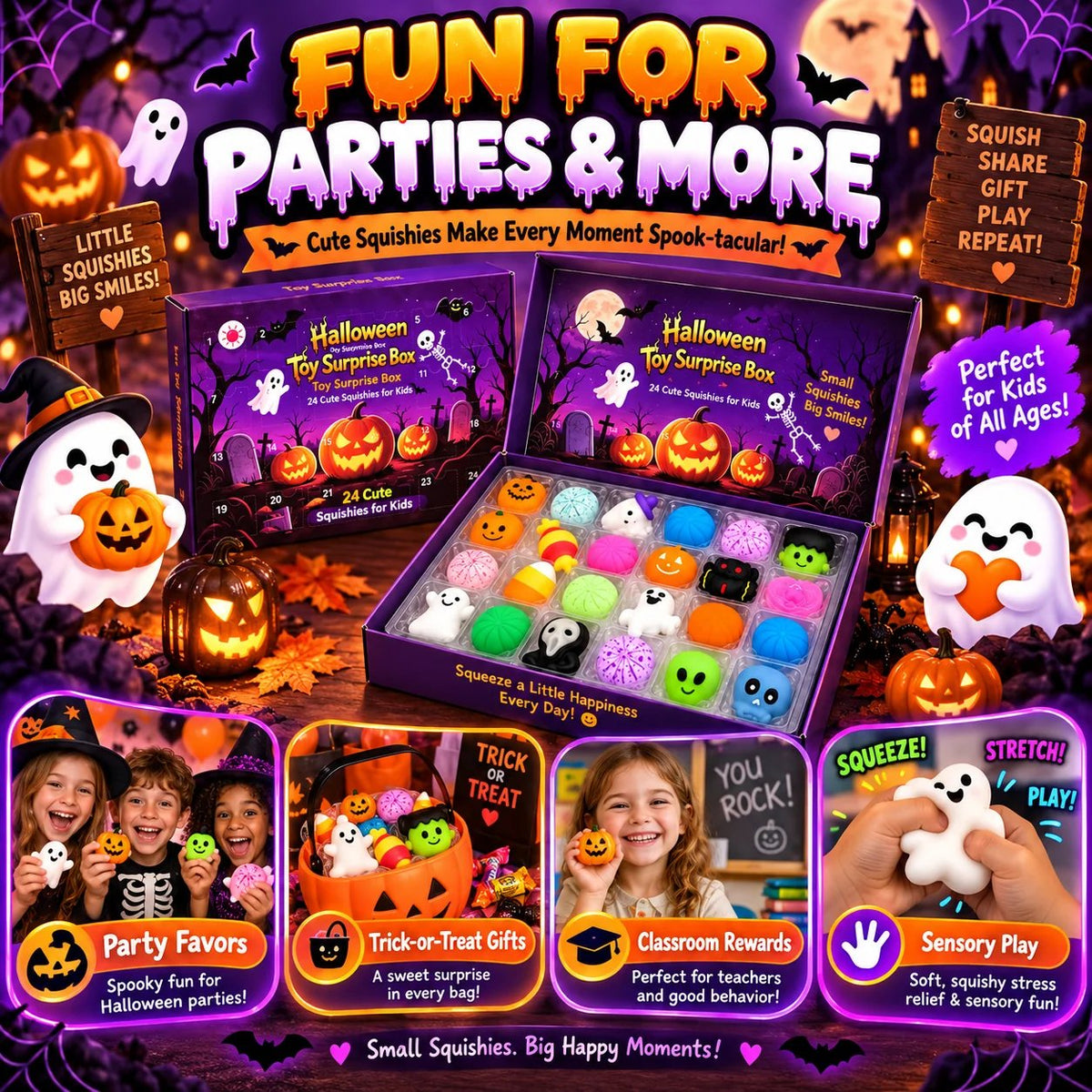 Hot sales🔥24-Piece Halloween Squishy Surprise Box - image 4