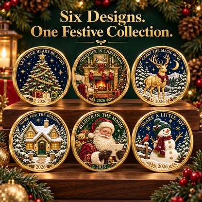 2026 Christmas Memories Coin Collection – 6 Festive Designs, Double-Sided Details & Timeless Holiday Charm