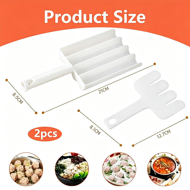 Creative Kitchen Triple Meatball Maker, Meatball Shaper Kitchen Triple Meat Tenderiser Meat Baller 🍳 - image 11