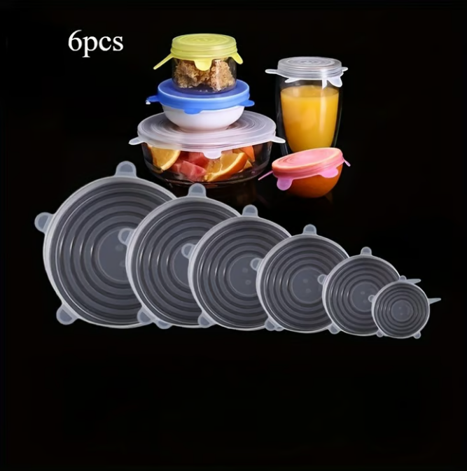 🥣 LIMITED‑TIME 50% OFF! 🫙 Adpartner Silicone Lids for Food Storage (6-Pack) ♻️ - image 7