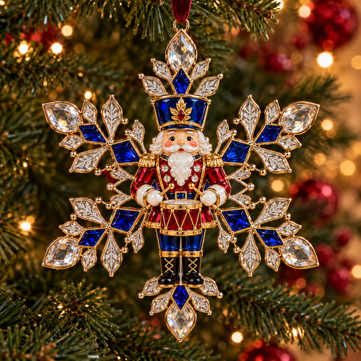 Christmas Magic Snowflake Ornaments – 6 Festive Designs for Holiday Decorating & Gifting