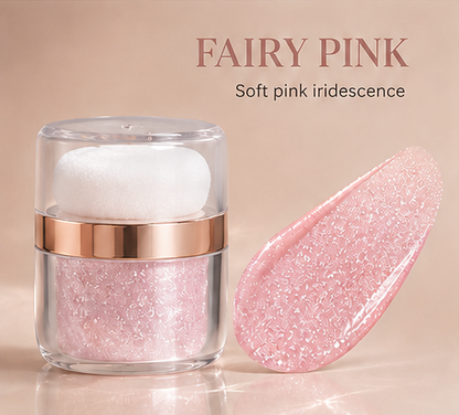 3-Shade Shimmer Highlighter with Puff | Face & Body Glow - image 2