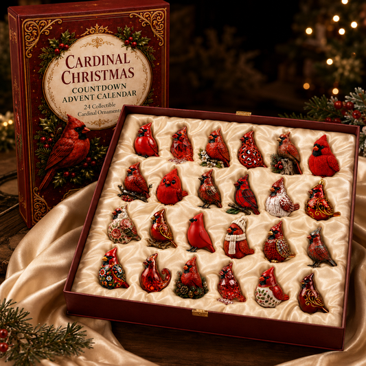✨cardinal Christmas 24-Day Countdown Calendar