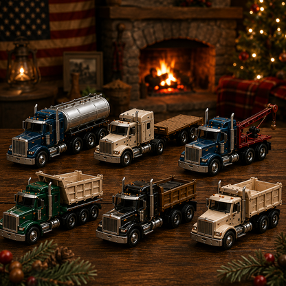 American Trucks Advent Calendar 2026 – 24 Days of Collectible Mini Truck Surprises, Acrylic Charms Blind Box