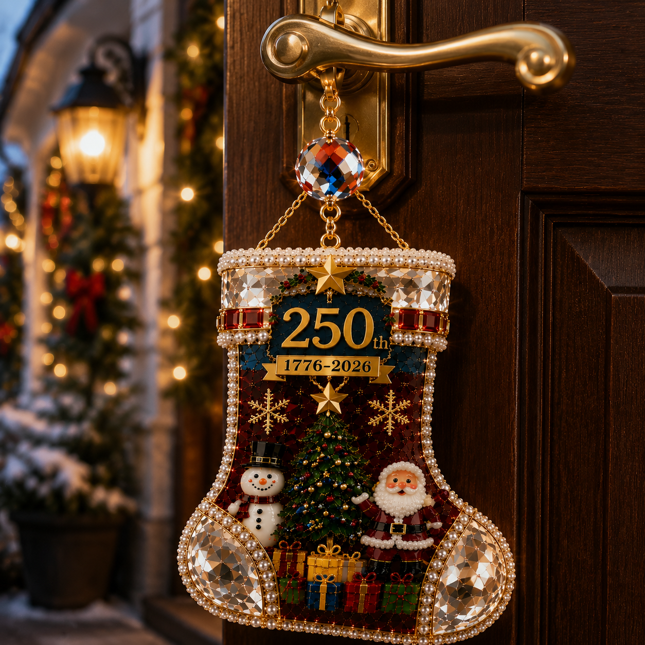 ✨Crystal Christmas Stocking Ornament