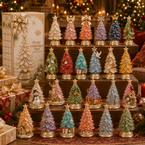 🔥Last 50 pcs✨⏰Last day 50% off🔥✨24-Day Advent Calendar -  Luxurious Pearl Christmas Tree