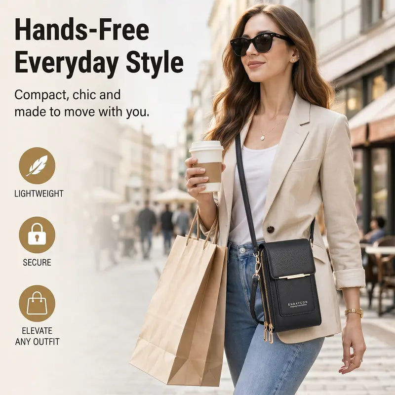 Touchscreen Sensitive Phone Bag with Multiple Colors, Use Phone Without Taking It Out 📱