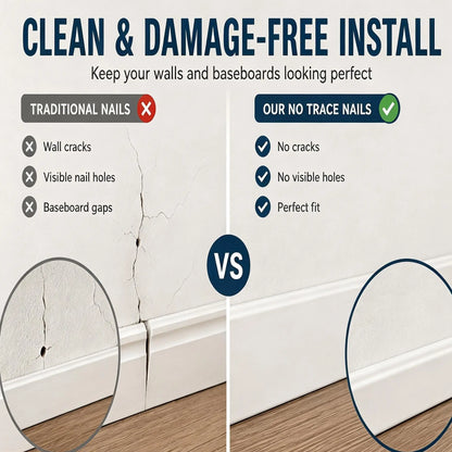 100 Double-Headed Carbon Steel Baseboard Nails🔩 - image 3