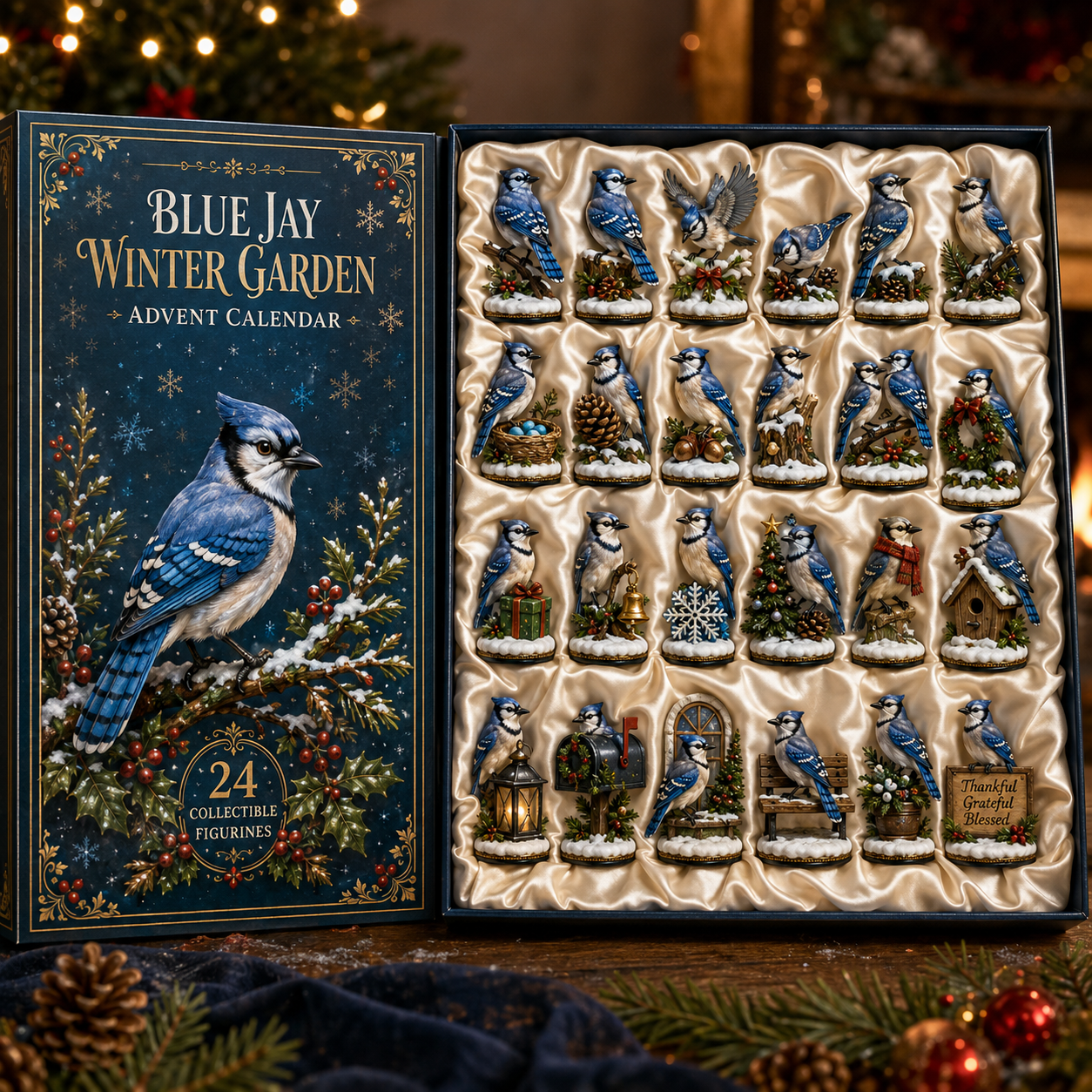 🔥Last 30 pcs✨⏰Last day 50% off🔥✨24-Day Advent Calendar - Blue Jay