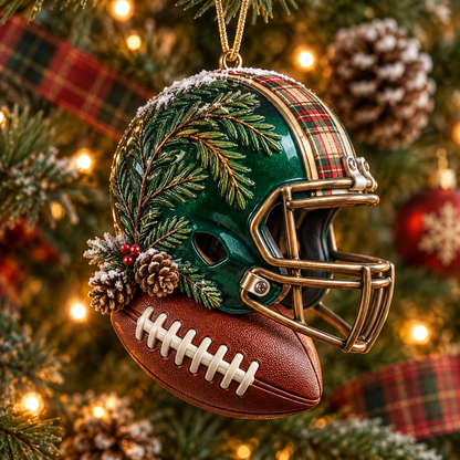 2026 Touchdown Christmas Ornaments – 8 Unique Football Helmet Designs for Football Fans & Holiday Traditions