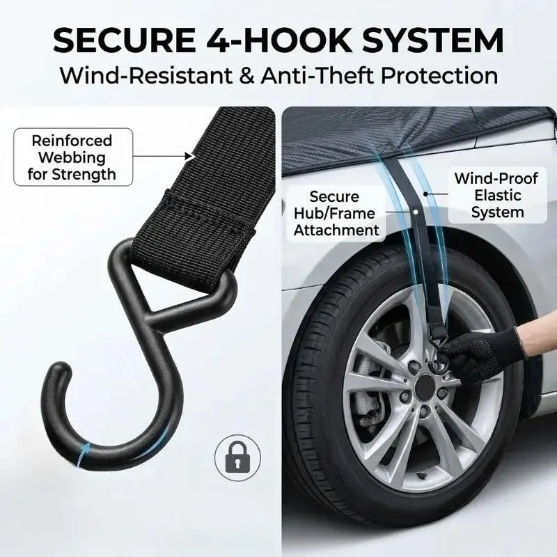 Car Windshield Protector Cover, Waterproof Against Snow Ice Frost Dust Rain ❄️ - image 8