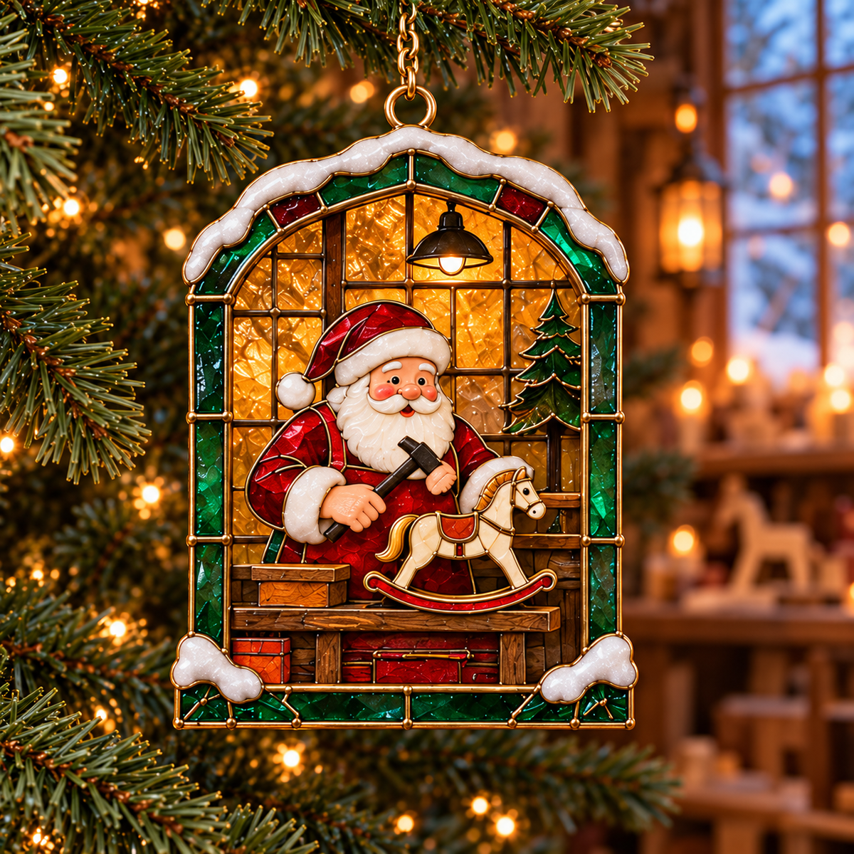 🪚 2026 Christmas Woodworking Ornaments – Set of 6 Festive Carpenter Holiday Keepsakes