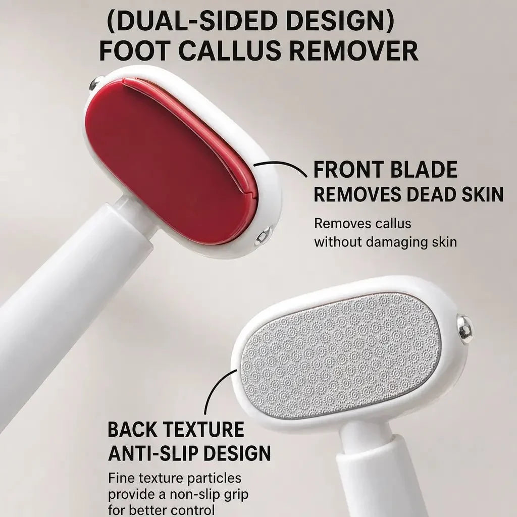 Dual‐Sided Foot Callus Remover, Replaceable Stainless Steel Blade Foot Scraper 🦶 - image 8