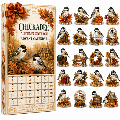 🔥Last 30 pcs✨⏰Last day 50% off🔥✨24-Day Advent Calendar - Chickadee
