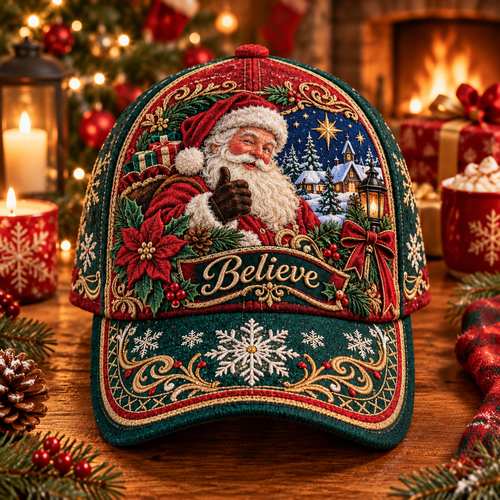 Vintage Christmas Holiday Baseball Cap Collection