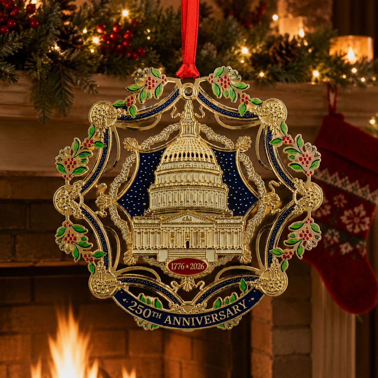 LAST DAY 50% OFF🔥250th Anniversary Commemorative Ornament – The Capitol