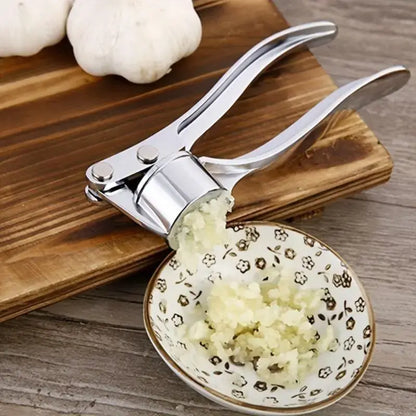 Stainless Steel Garlic Press, Heavy Duty Manual Garlic Crusher Tool🧄 - image 10